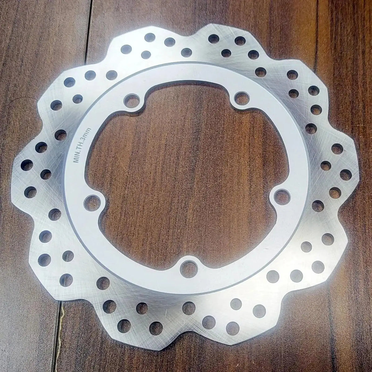 Rear Brake Disc Rotor 24cm Metal Motorbike Parts — product photo 5 of 6