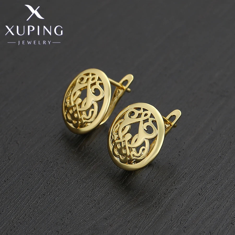 Xuping Jewelry Simple No Stone Light Gold Color — product photo 3 of 6