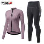 WOSAWE Women Motorcycle Jacket and Pants Set Breathable — main product photo