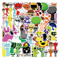 55Pcs Incredibox Sprunki Stickers Sprunki DIY Stickers Scrapbooking