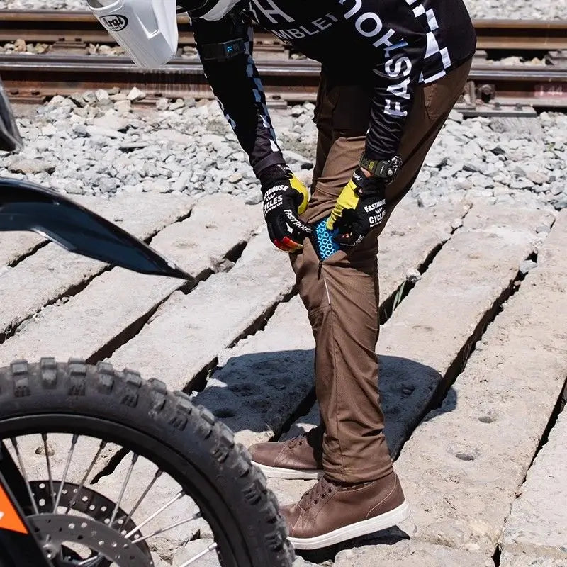 Summer Breathable Motorcycle Pants Anti Drop Comfort Men — product photo 6 of 6