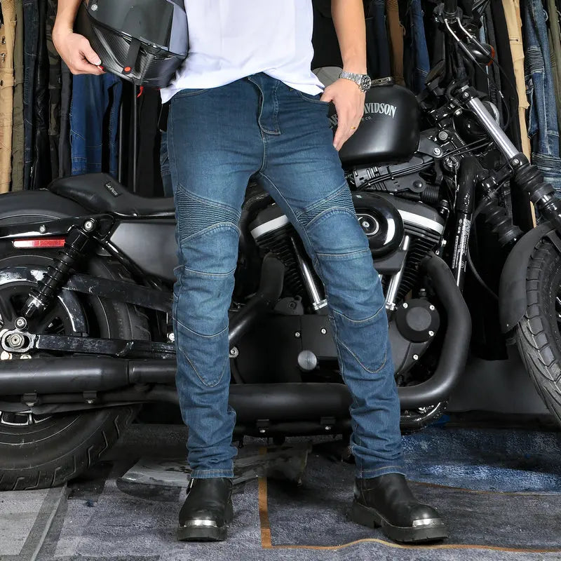 Motorcycle Pants Men Moto Jeans Protective Gear Riding — product photo 4 of 6