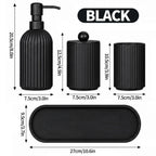 Elegant Black Bathroom Set — product photo 3 of 6