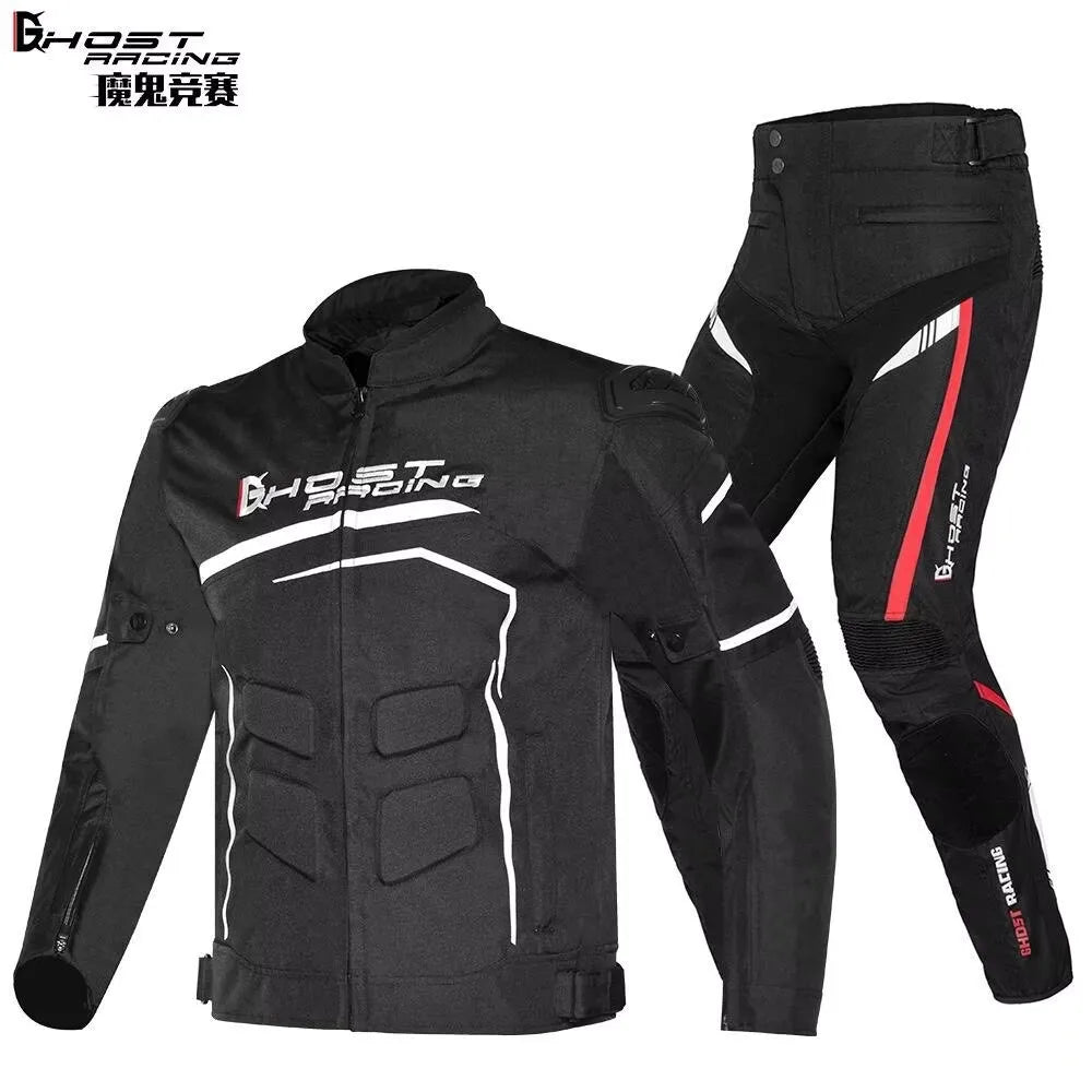 GHOST RACING Men Motorcycle Jacket Pants M-5XL Suit — product photo 3 of 6