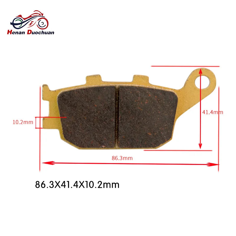 3pair Motorcycle Front Rear Brake Pads Parts For — product photo 3 of 6
