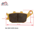 3pair Motorcycle Front Rear Brake Pads Parts For — product photo 3 of 6