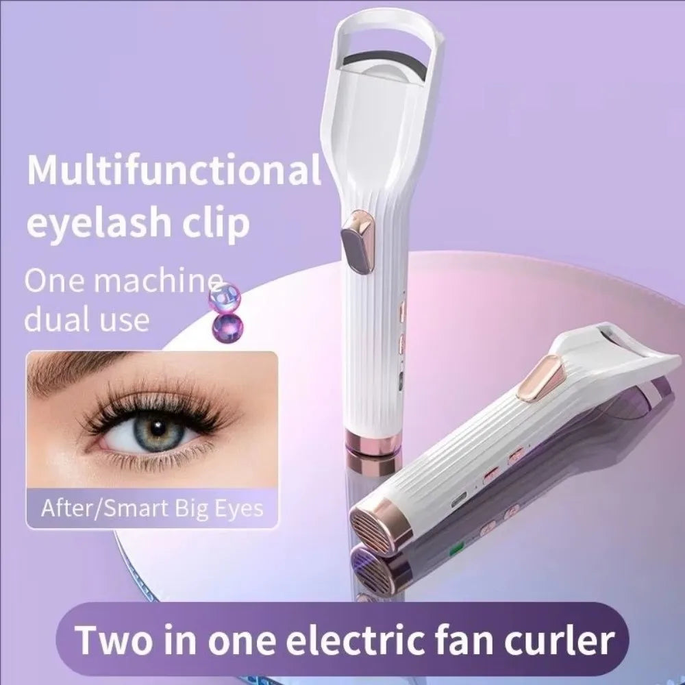2 in1 Electric Eyelash Curler Rechargeable Anti-Burn Protection — main product photo