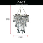Wrought iron branch acrylic beaded chandelier wedding branch — product photo 4 of 6