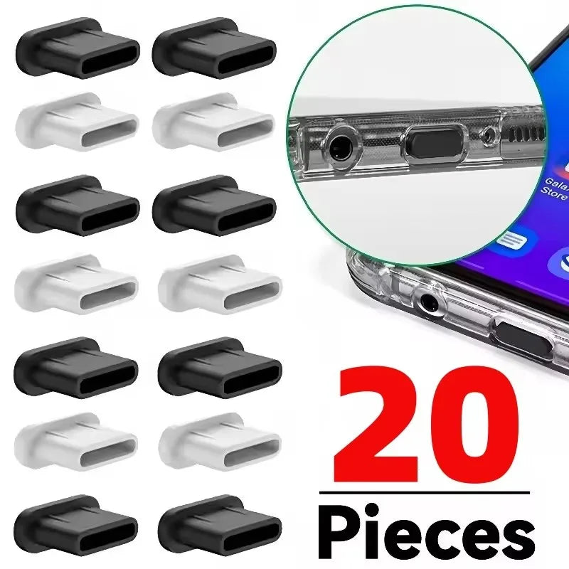 Silicone Dust Plugs Type C Charging Port Protector — main product photo