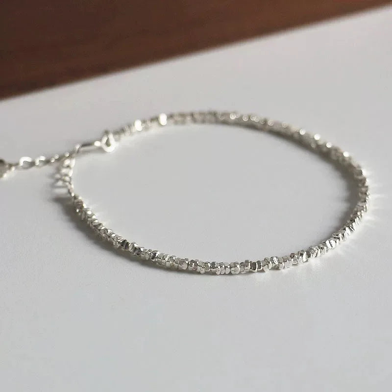 925 Sterling Silver Bracelets for Women Men String — main product photo
