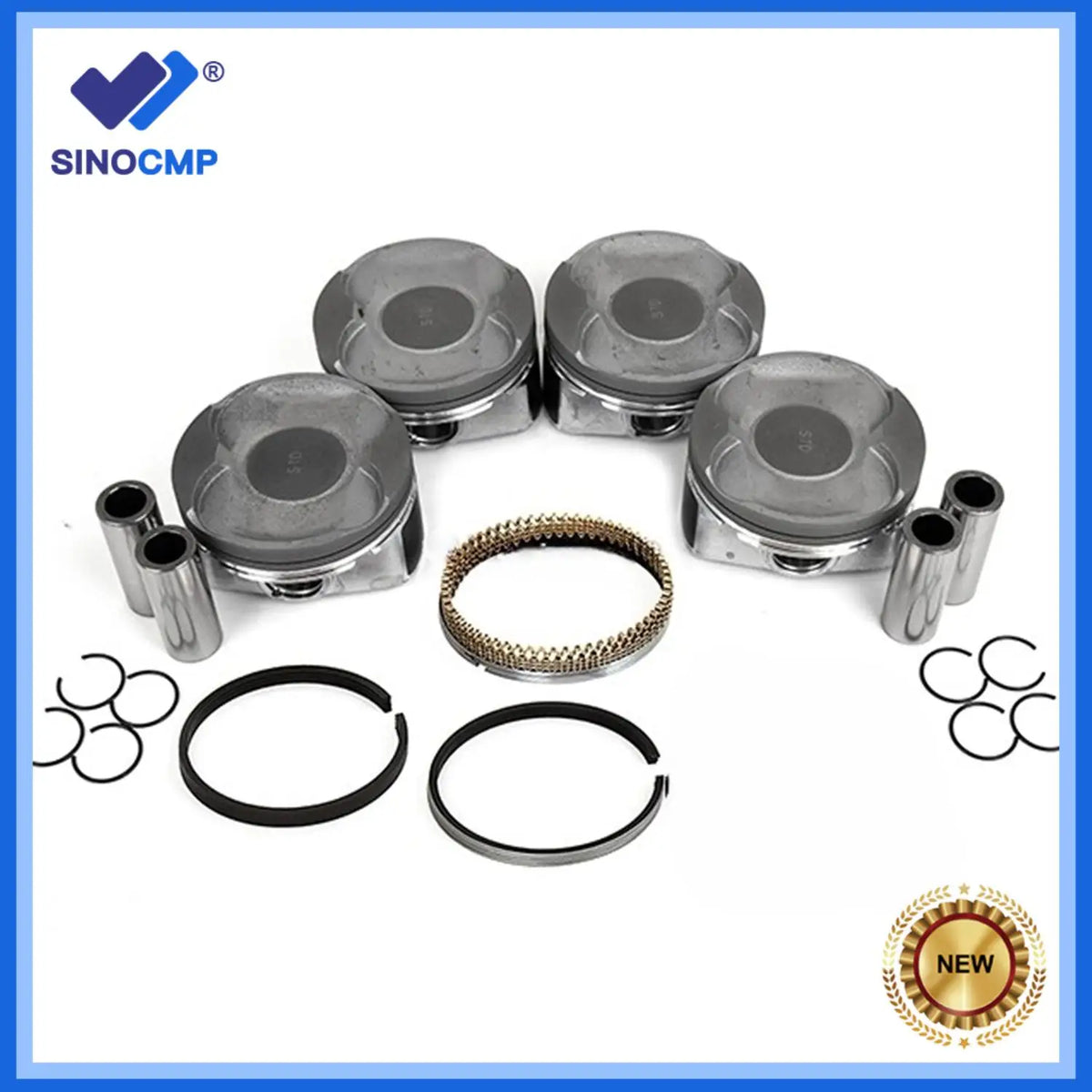 4pcs Engine Piston & Ring Set For 2009-2016 — main product photo