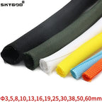 1/5m Self Closing PET Expandable Braided Sleeve Self-Closed — main product photo