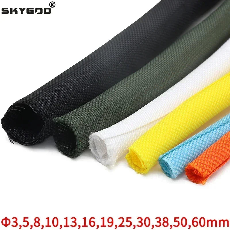 1/5m Self Closing PET Expandable Braided Sleeve Self-Closed — main product photo