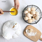 Iron Ceramic Simple Storage Basket Chicken Shape Porcelain — product photo 4 of 6