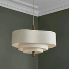 Japanese Wabi Sabi Cloth Pendant Light 15W — product photo 2 of 6
