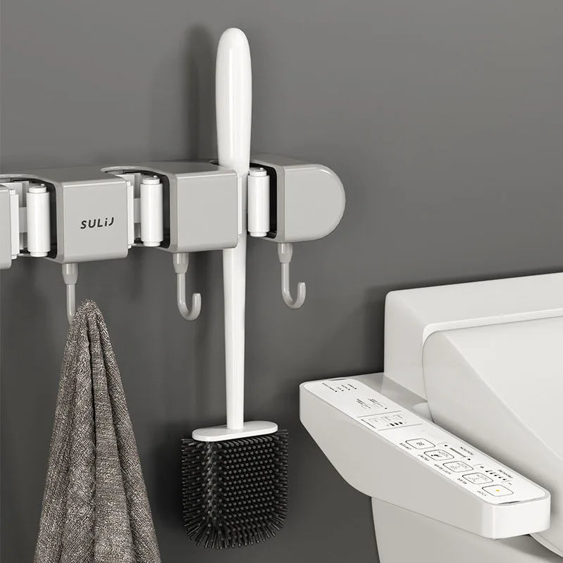 Mop Holder Broom Stand Wall Mounted Mop Support — product photo 4 of 6