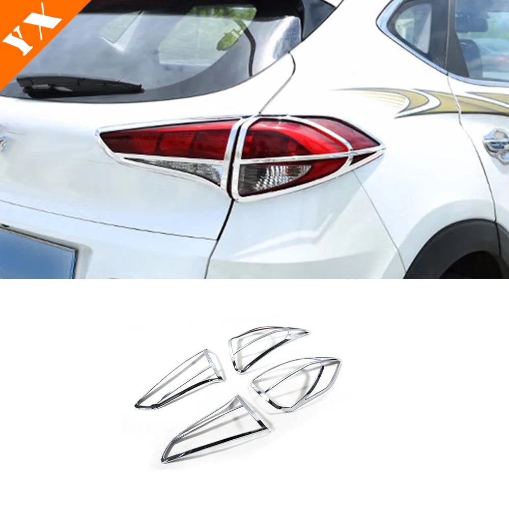 Full Set Chrome Car Headlight Tail Light Trim — product photo 3 of 6