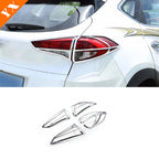 Full Set Chrome Car Headlight Tail Light Trim — product photo 3 of 6