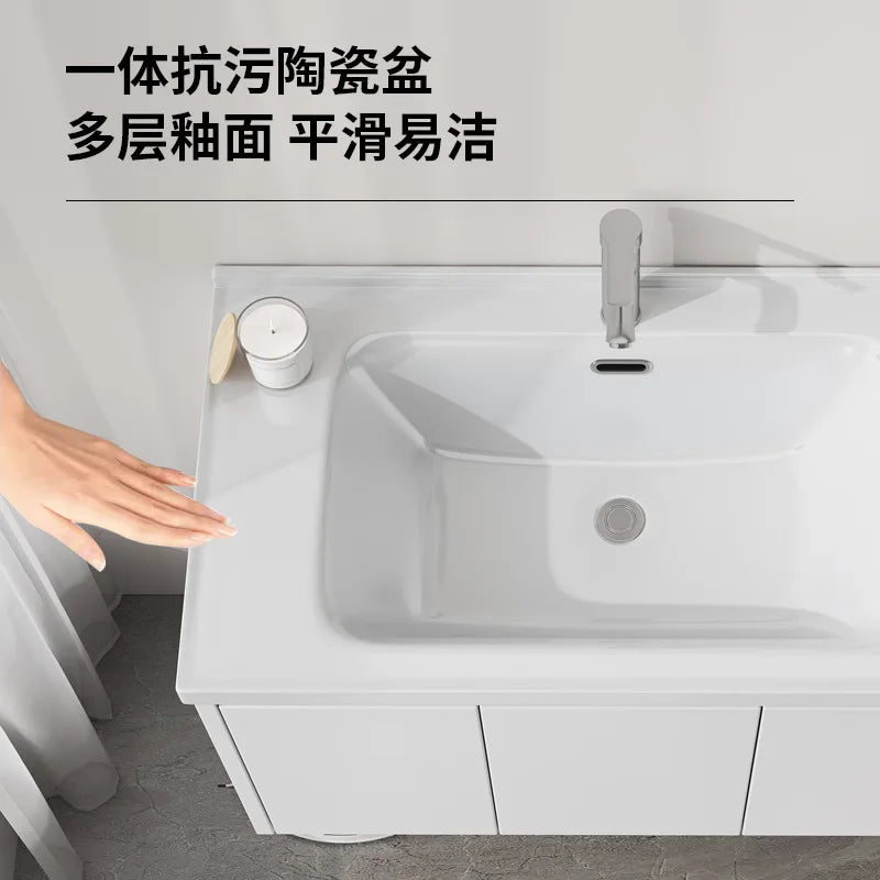 Semi Recessed Ceramic Countertop Basin — product photo 4 of 4