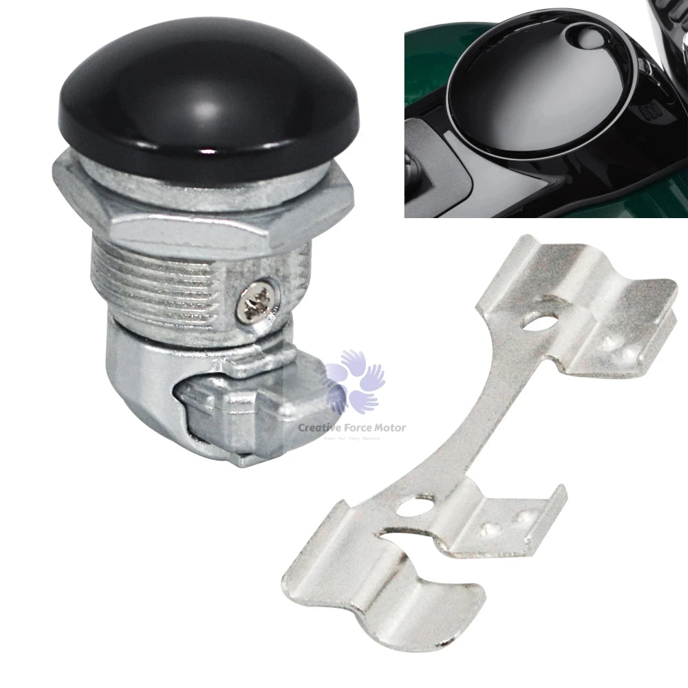 Push Button Fuel Door Latch for Harley Touring — product photo 4 of 6