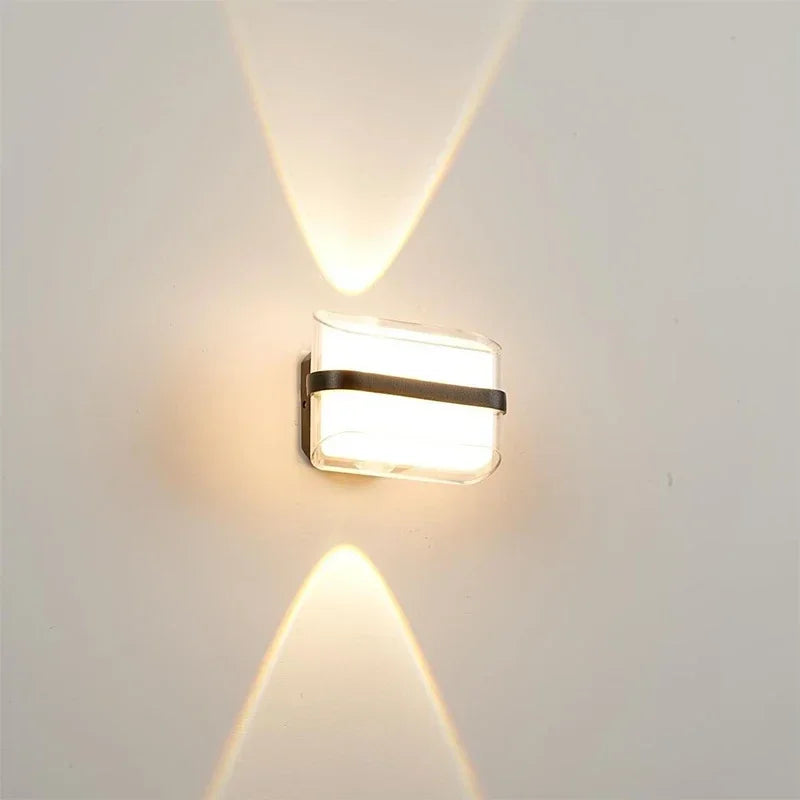 Waterproof Outdoor Wall Lamp IP65 Circular Indoor and — product photo 3 of 6