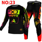 NEW 2026 FXJ blue enduro motocross gear set — product photo 5 of 5