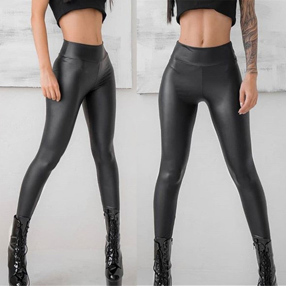 New 1pcs PU Leather Pants Women Clothes Long — product photo 3 of 3