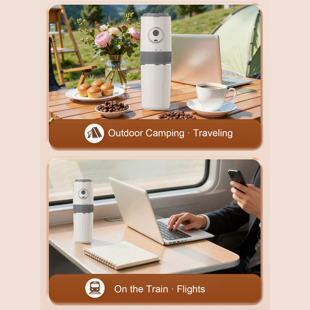 Portable Coffee Maker With Stainless Steel Cup For — product photo 2 of 12