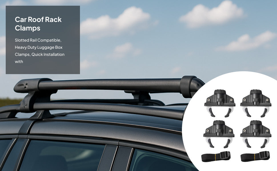 4Pcs Car Roof Box Crab Clips Clamps for — product photo 2 of 4