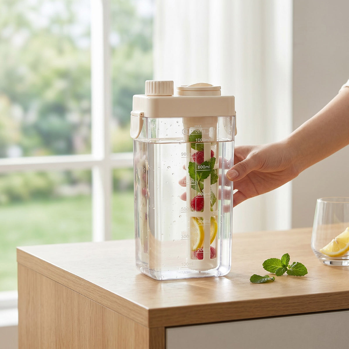 Cold Brew Coffee Maker 1100ml Large Portable Pitcher — product photo 8 of 10