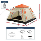Weisshorn Pop Up Camping Tent 3-4 Person Automatic — product photo 3 of 9