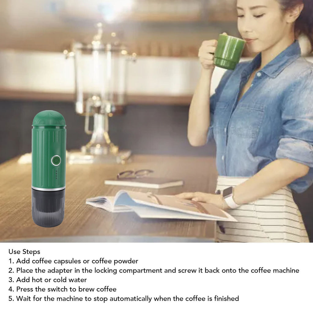 Portable Coffee Maker 19 Bar Pressure High Oil — main product photo