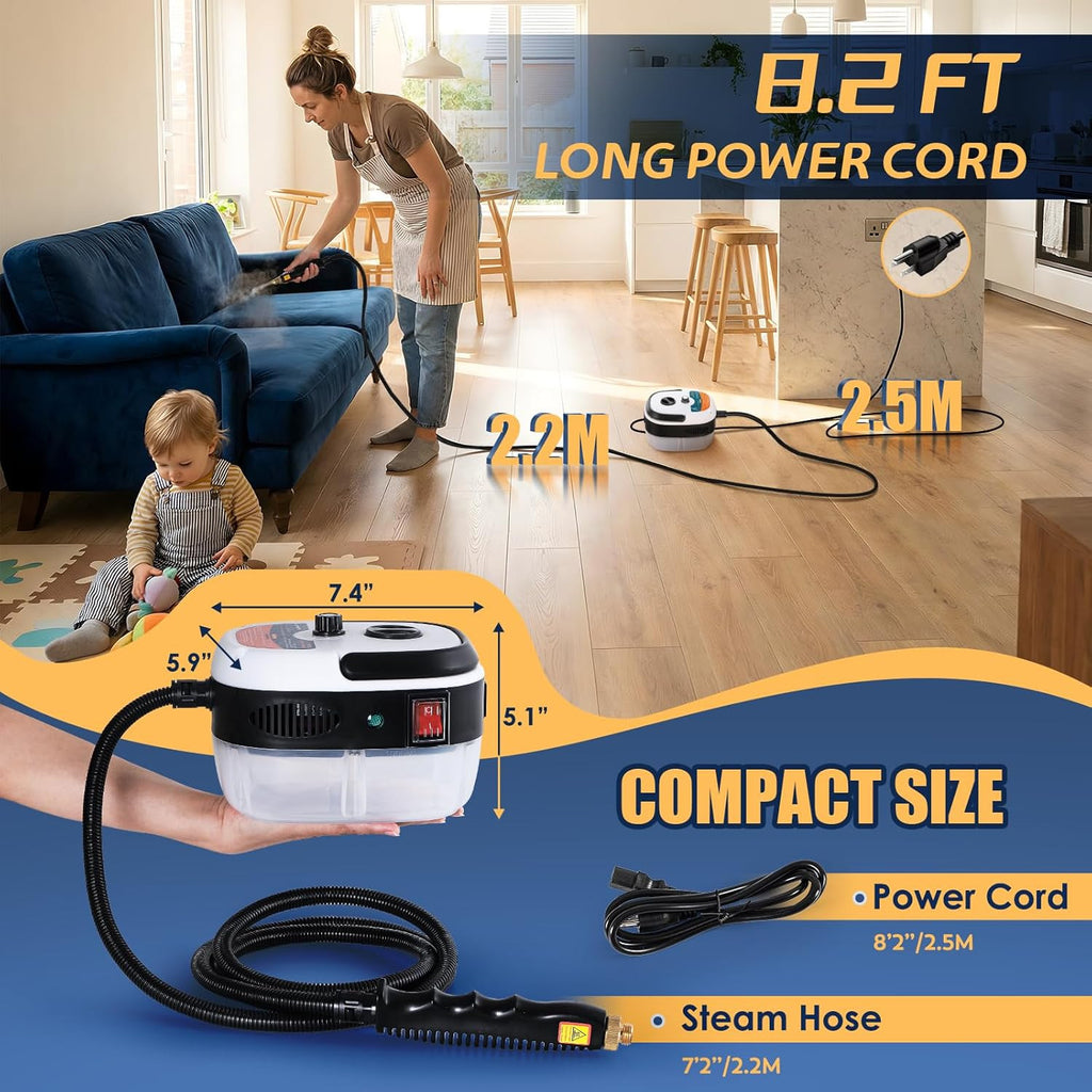 2500W Handheld Steam Cleaner — product photo 7 of 7