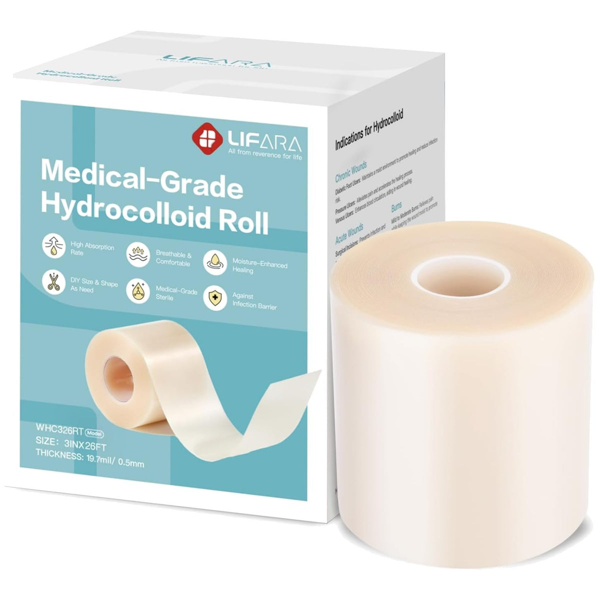 First Aid Essential: Hydrocolloid Roll — main product photo