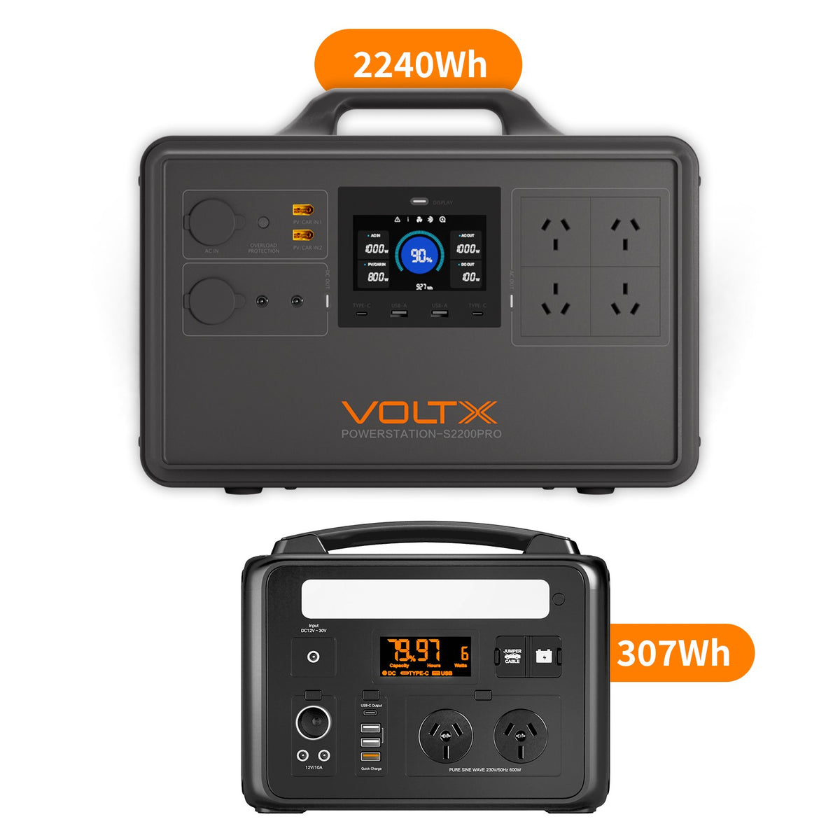 VoltX 2400W Power Station 2240Wh LiFePO4 + 600W — main product photo