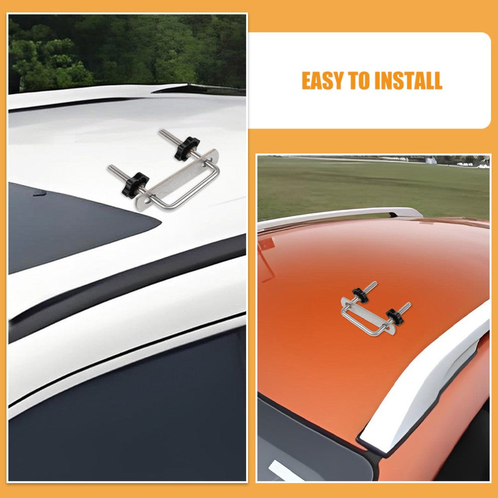 Roof Box Clamps Rack Mounting Hardware Automotive Accessory — product photo 9 of 12