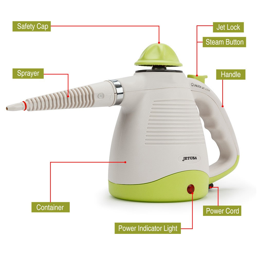JET-USA Portable Steam Cleaner Multi-Purpose High Pressure Handheld — product photo 2 of 10