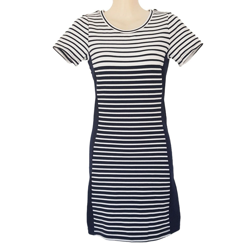 DOTTI Striped T-Shirt Dress Casual Ladies Wear Short — main product photo
