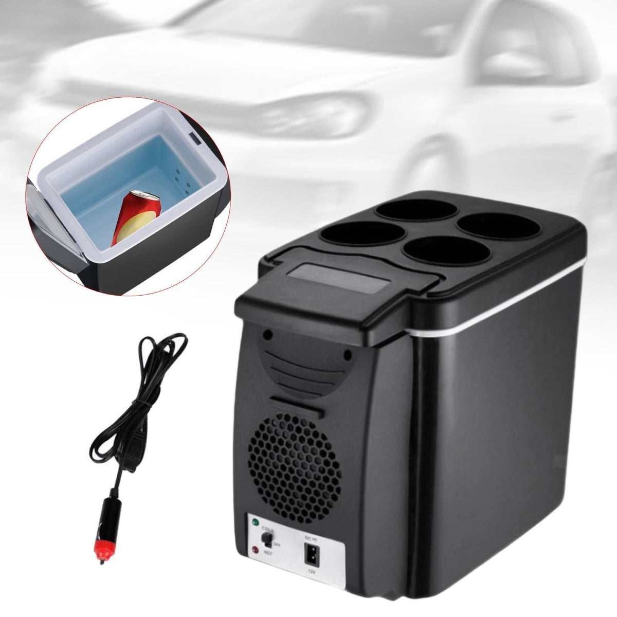6L Fridge Cooler Portable Mini Freezer Hiking Can — product photo 3 of 6