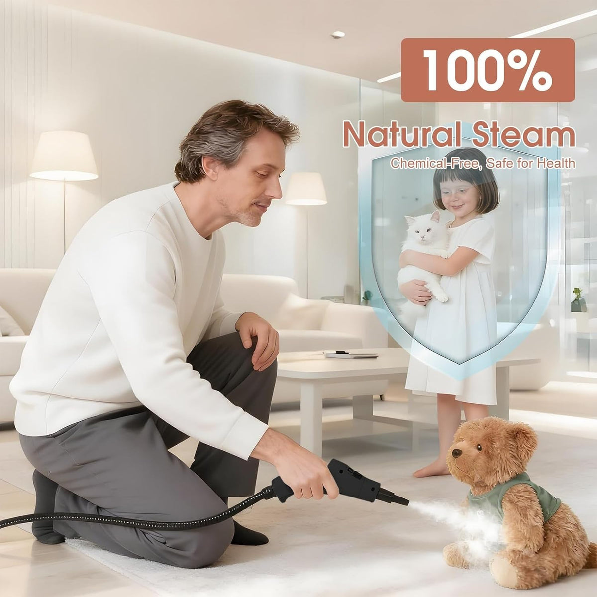 2500W Portable Steam Cleaner — product photo 7 of 7