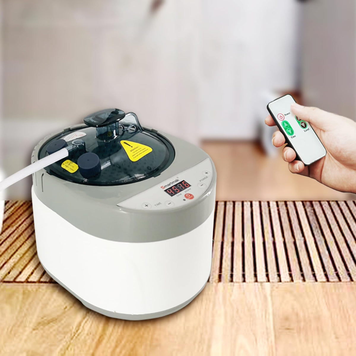 Portable 4L Sauna Steamer with Remote Control & — product photo 6 of 7