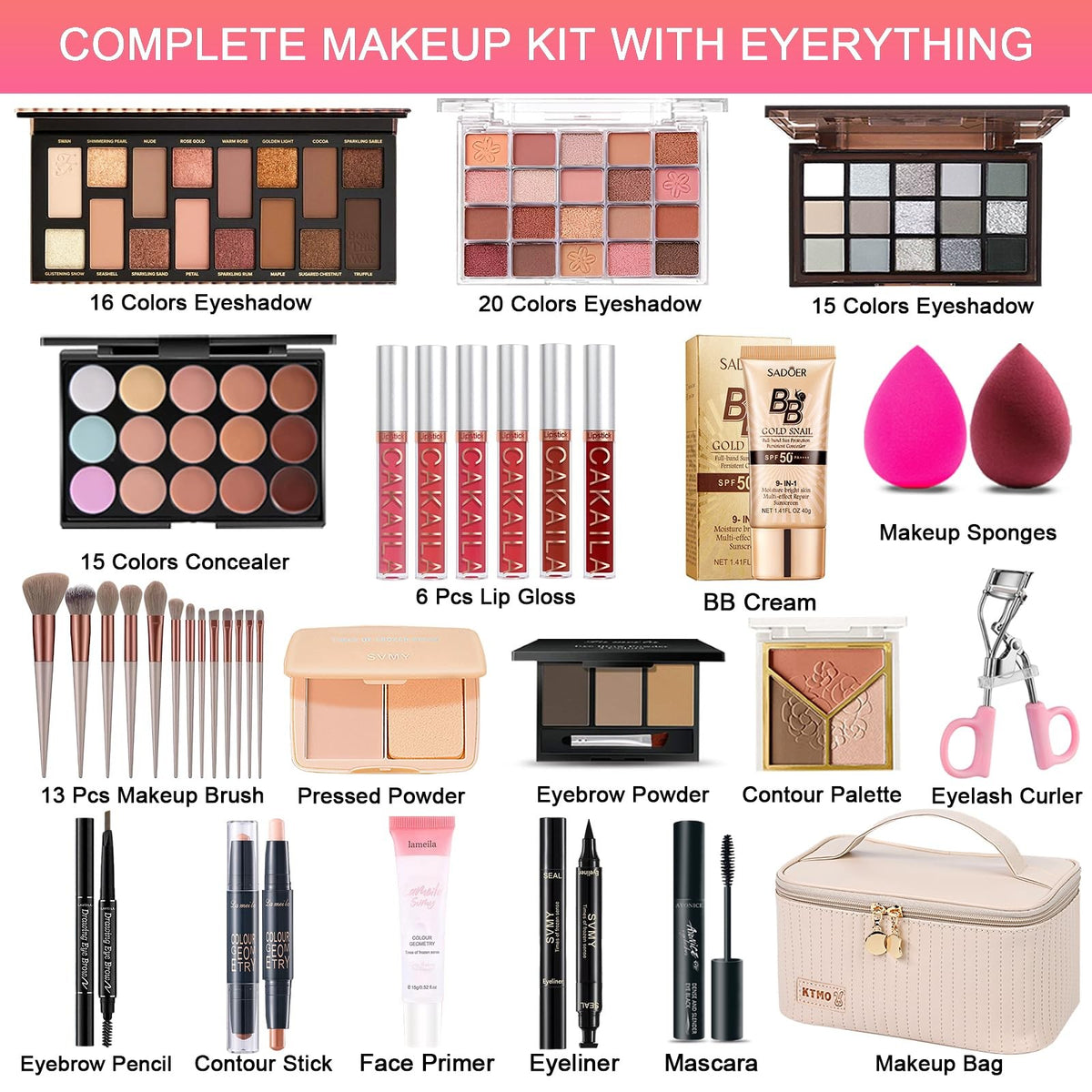All in One Makeup Kit — product photo 2 of 7