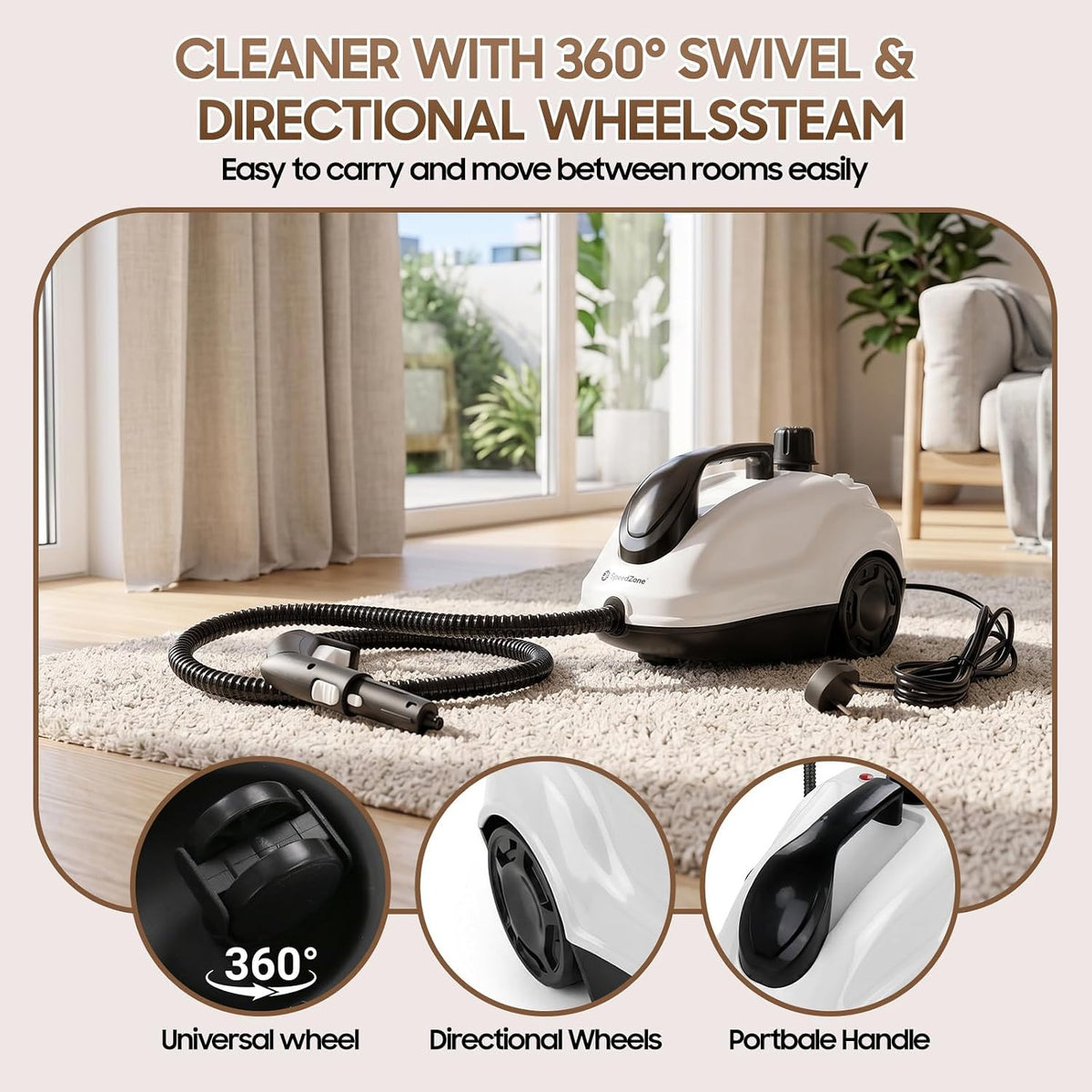 Heavy Duty Steam Mop Cleaner — product photo 5 of 12