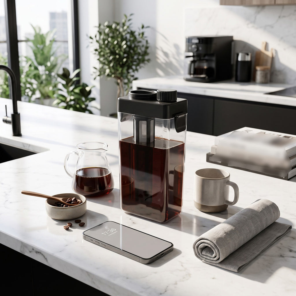 Cold Brew Coffee Maker 1100ml Large Portable Pitcher — product photo 3 of 12