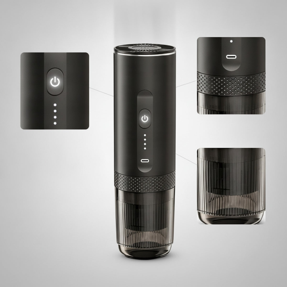 Portable Espresso Maker Rechargeable Battery Self-Heating Coffee Maker — product photo 5 of 10