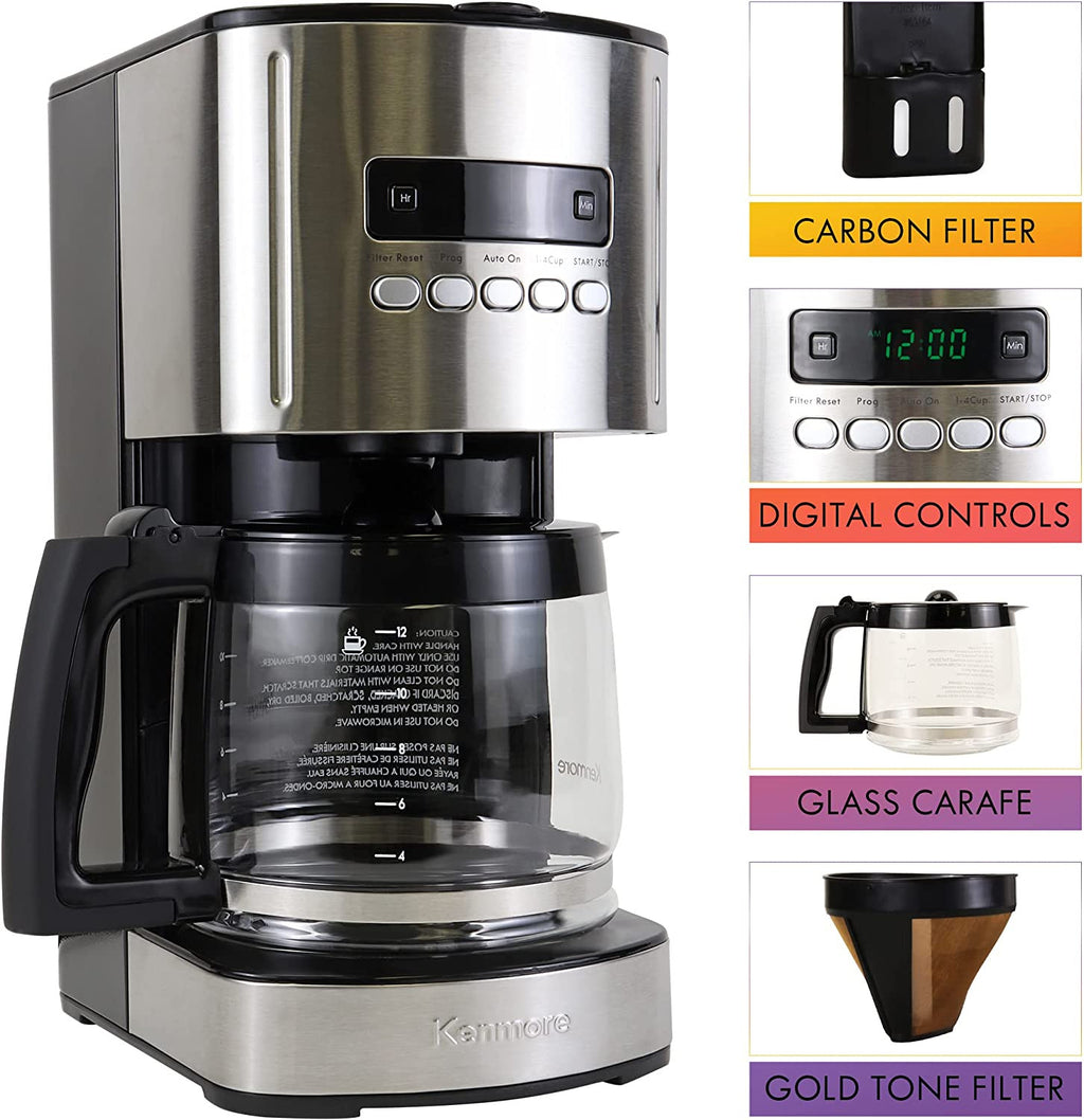 Kenmore 12 Cup Drip Coffee Maker — product photo 3 of 12