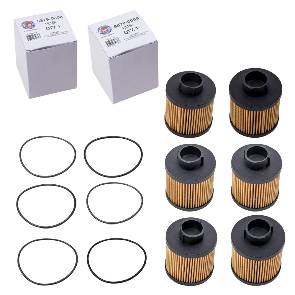 6 Pc Set Oil Filters for 04-08 Lamborghini — main product photo