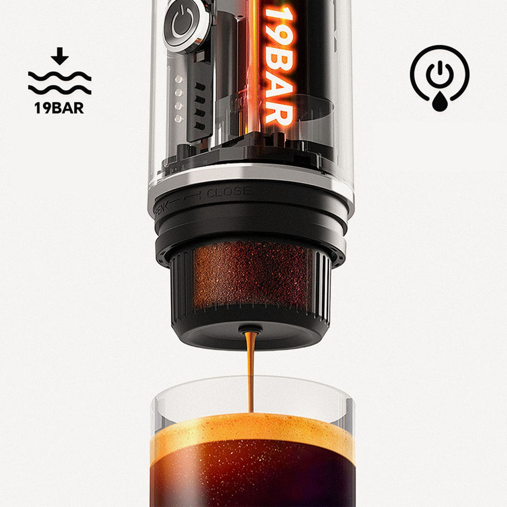 Portable Coffee Maker 19 Bar Pressure High Oil — product photo 6 of 12
