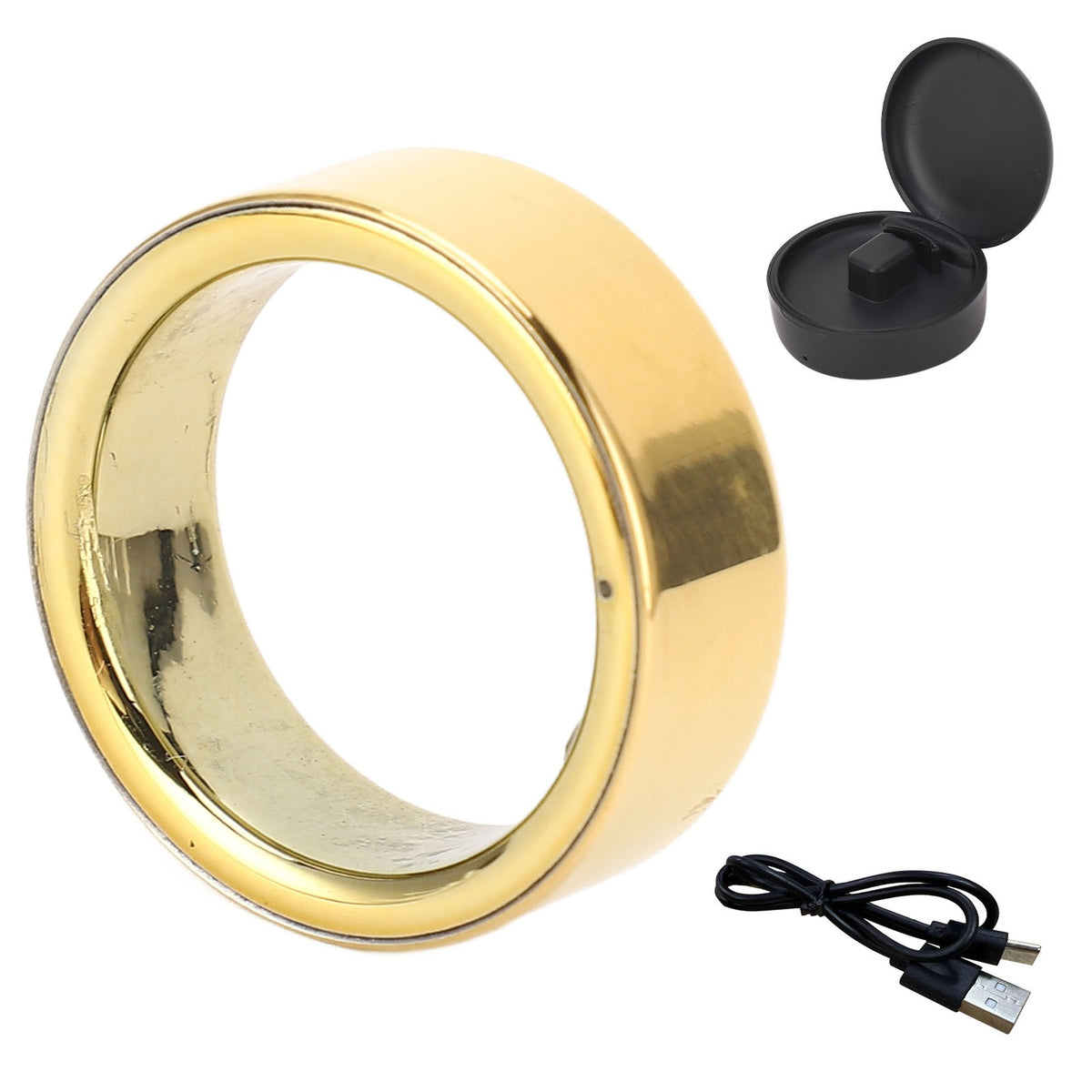 Smart Health Ring IPX8 Sleep Monitor Rechargeable Gold — product photo 10 of 12