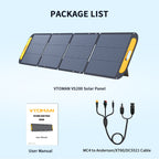 VTOMAN VS200 200W 19V Portable Solar Panel for — product photo 5 of 7